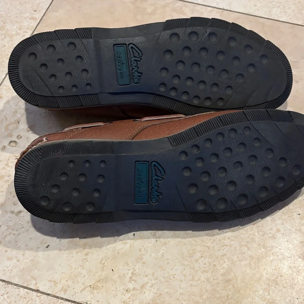 Clarks Leather Boat Shoes